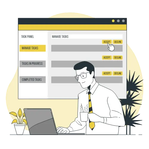 Ilustración que refleja la cualidad de la planificación